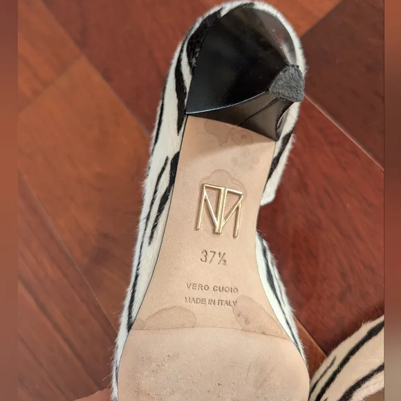 Tamara Mellon Zebra Patterned Heels - Picture 5 of 12